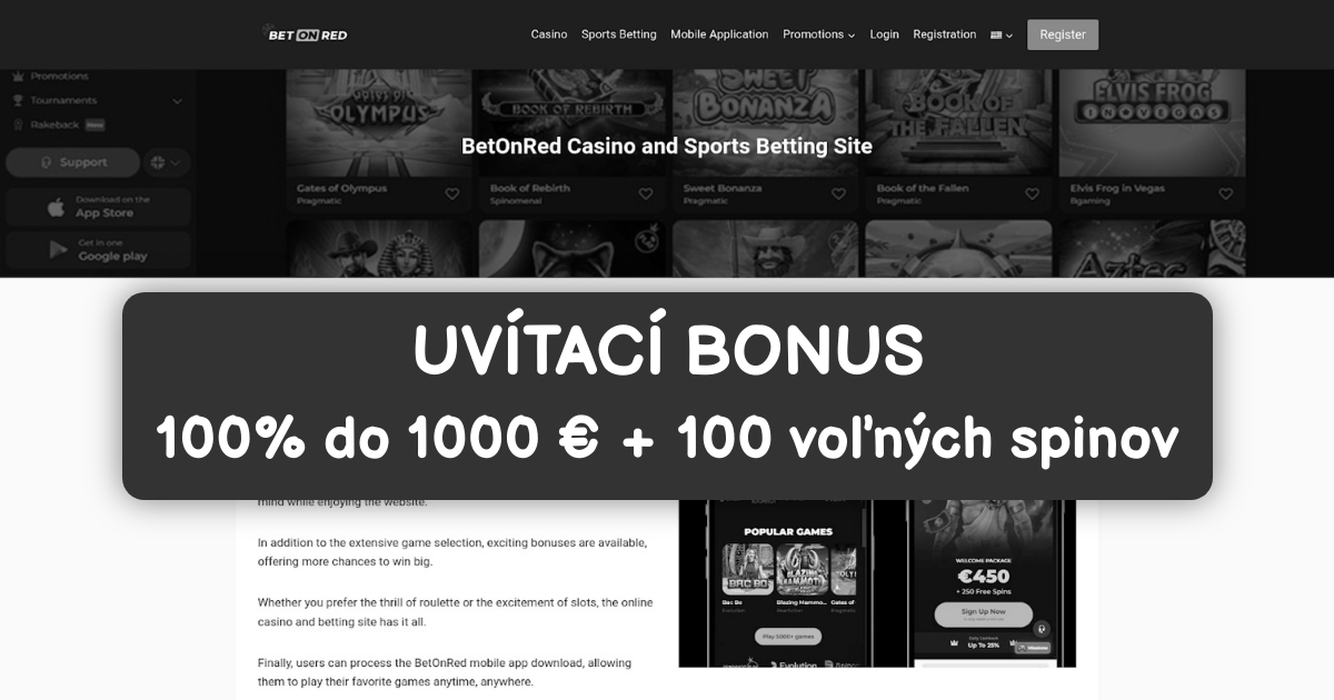 Bet On Red Casino Slovensko